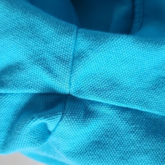 American Eagle Classic Fit turquoise polo with Tiki applique Size: MT - Picture 7 of 10